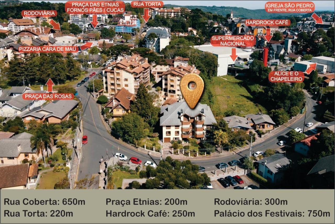 Bridiblanco'S Gramado - Proximo A Rua Torta Apartment Exterior photo